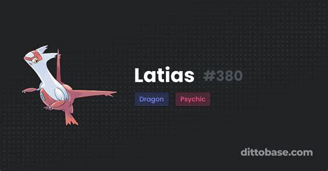 latias typing|Latias Pokédex .